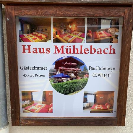 Hotel Haus Muehlebach Ernen Extérieur photo